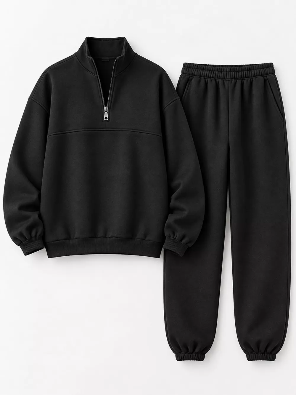 Half-Zip Sweatshirt and Joggers Set, image 14
