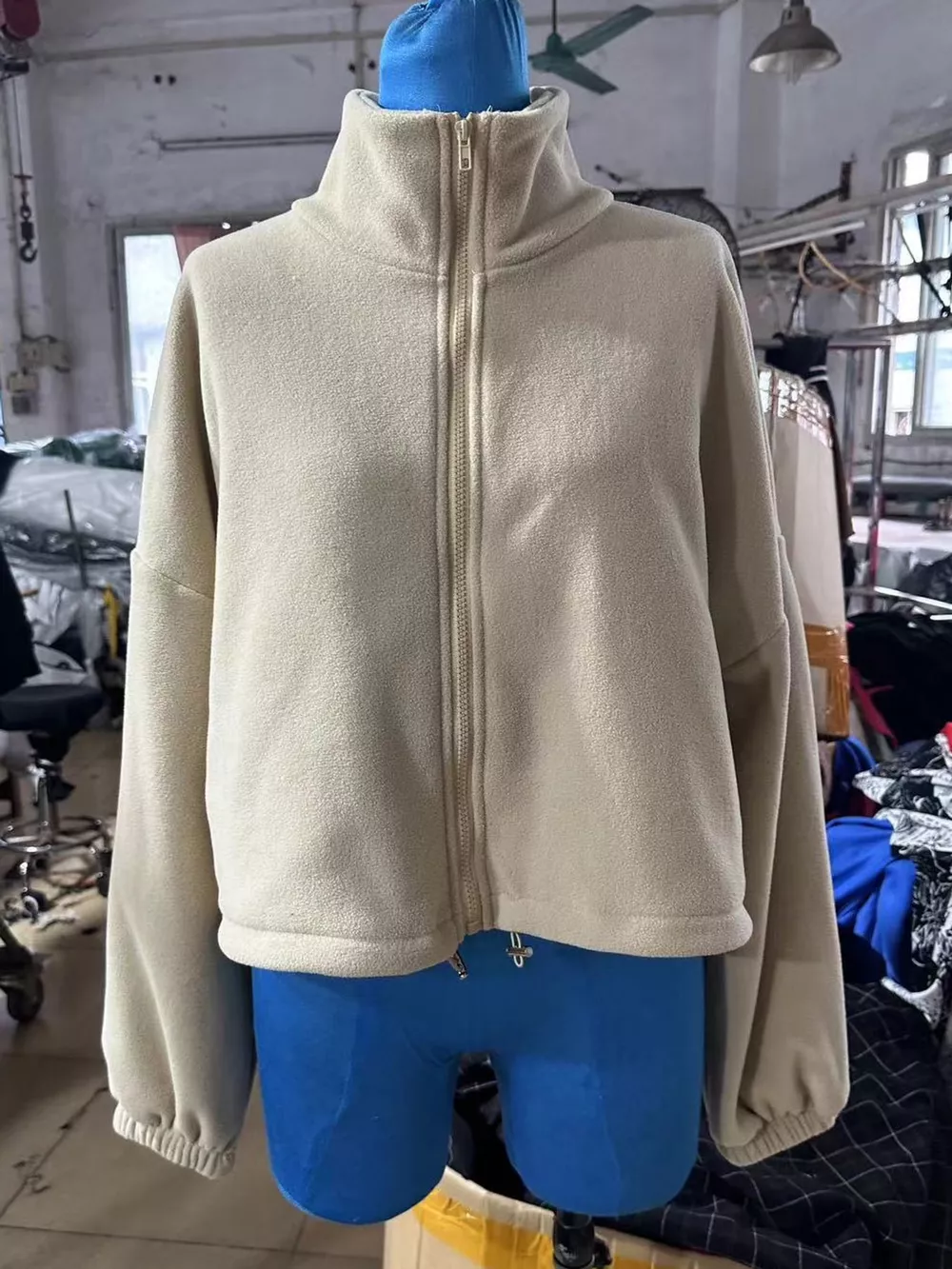 Drawstring Hem Zip Up Jacket, image 26