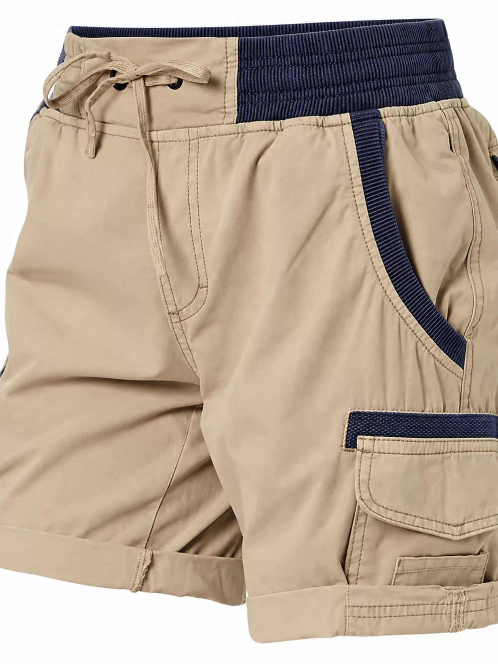 Full Size Drawstring Cargo Shorts Plus Size, image 67