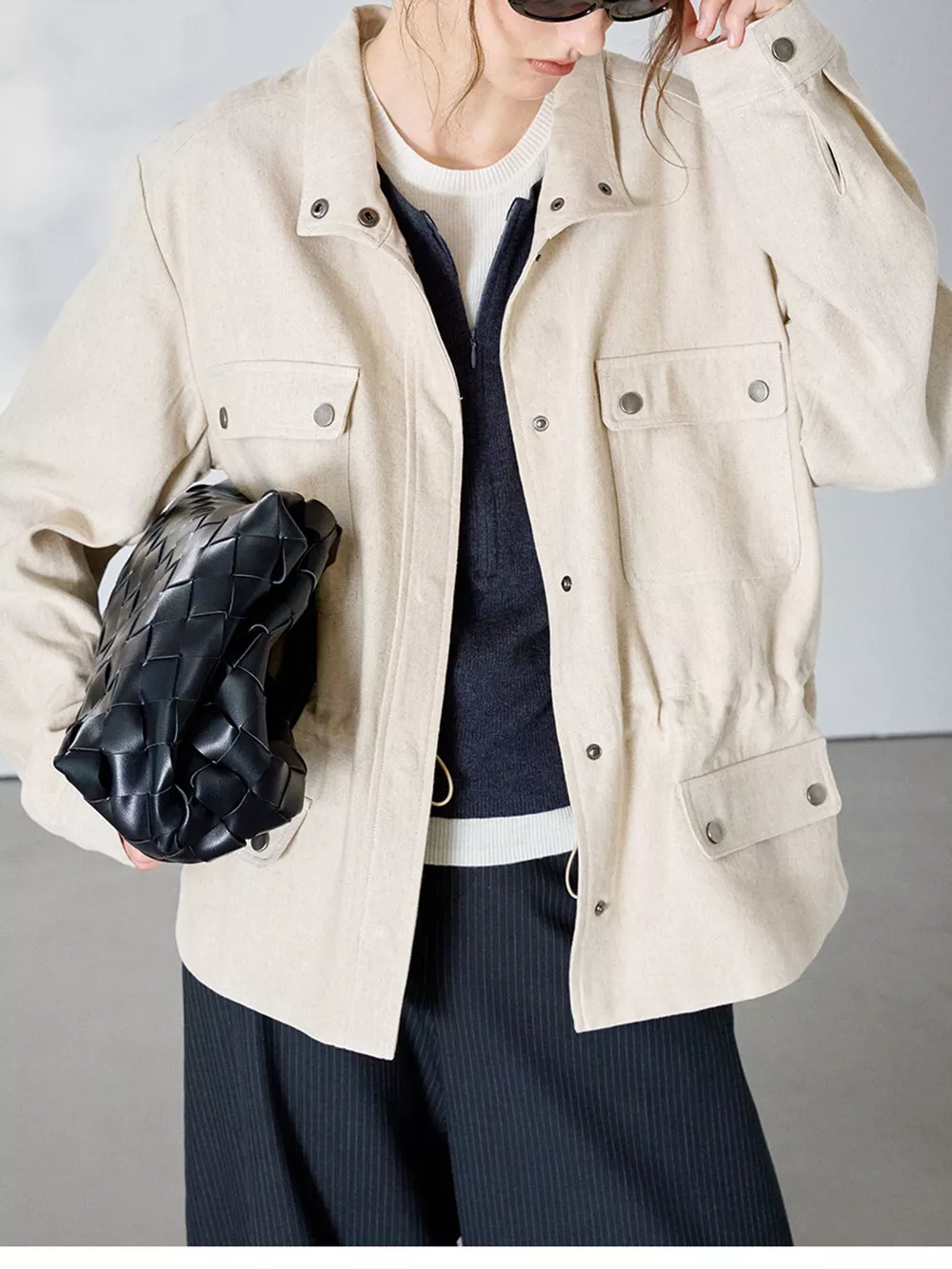 Multi-Pocket Snap Down Jacket, image 4