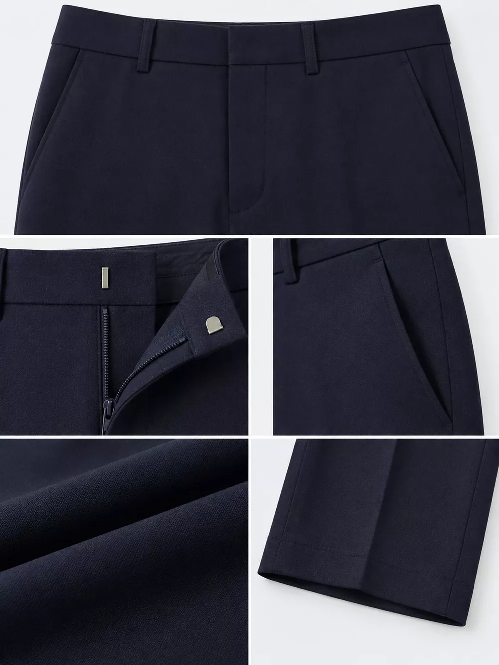 High-Waisted Straight Slim-Fit Pants, image 9