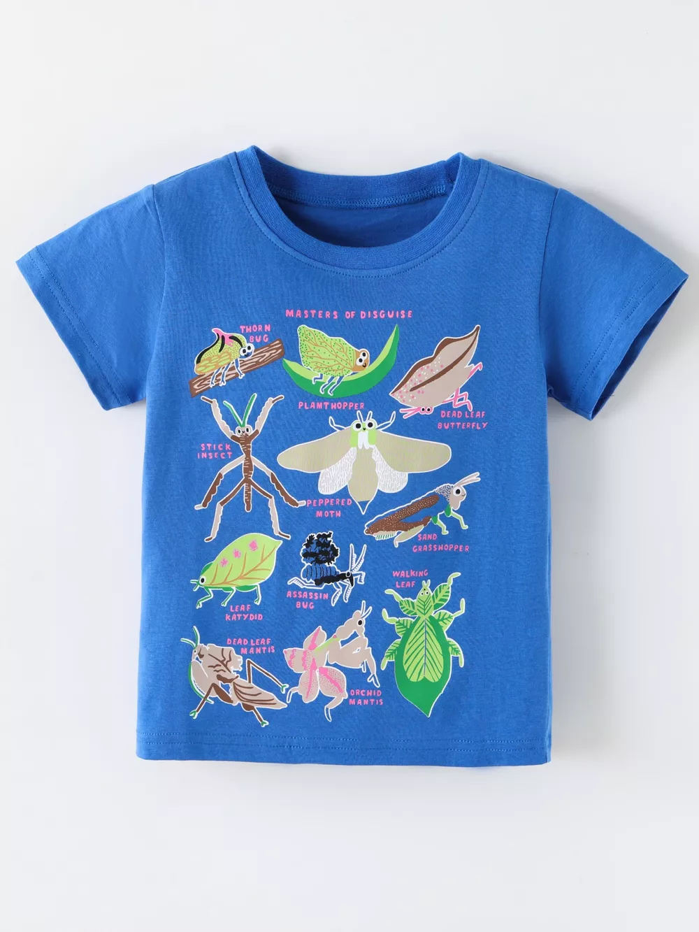 Children's Insect Print Round Neck Tee, image 2