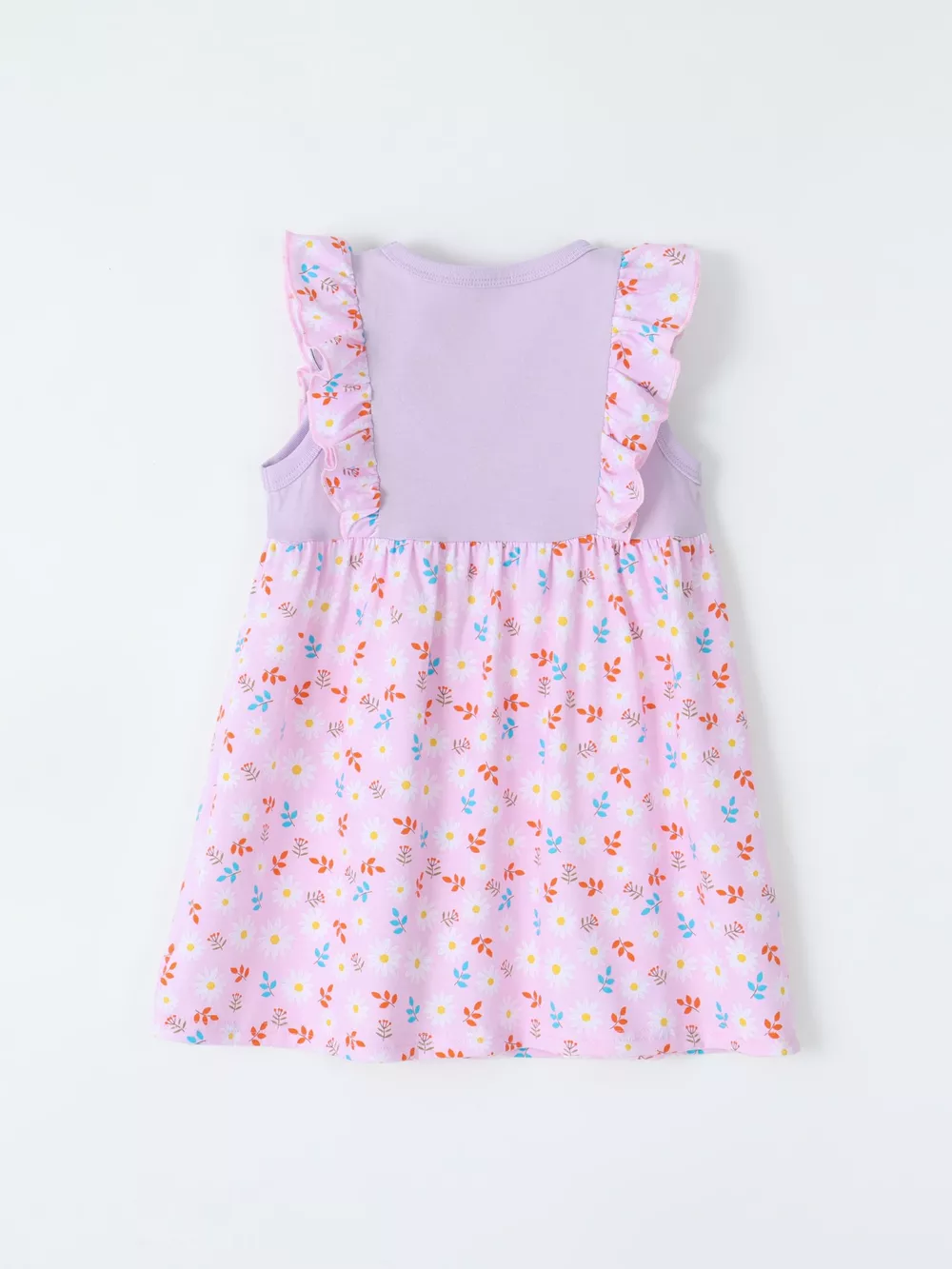 Children's Ruffled Floral Print Dress, image 4