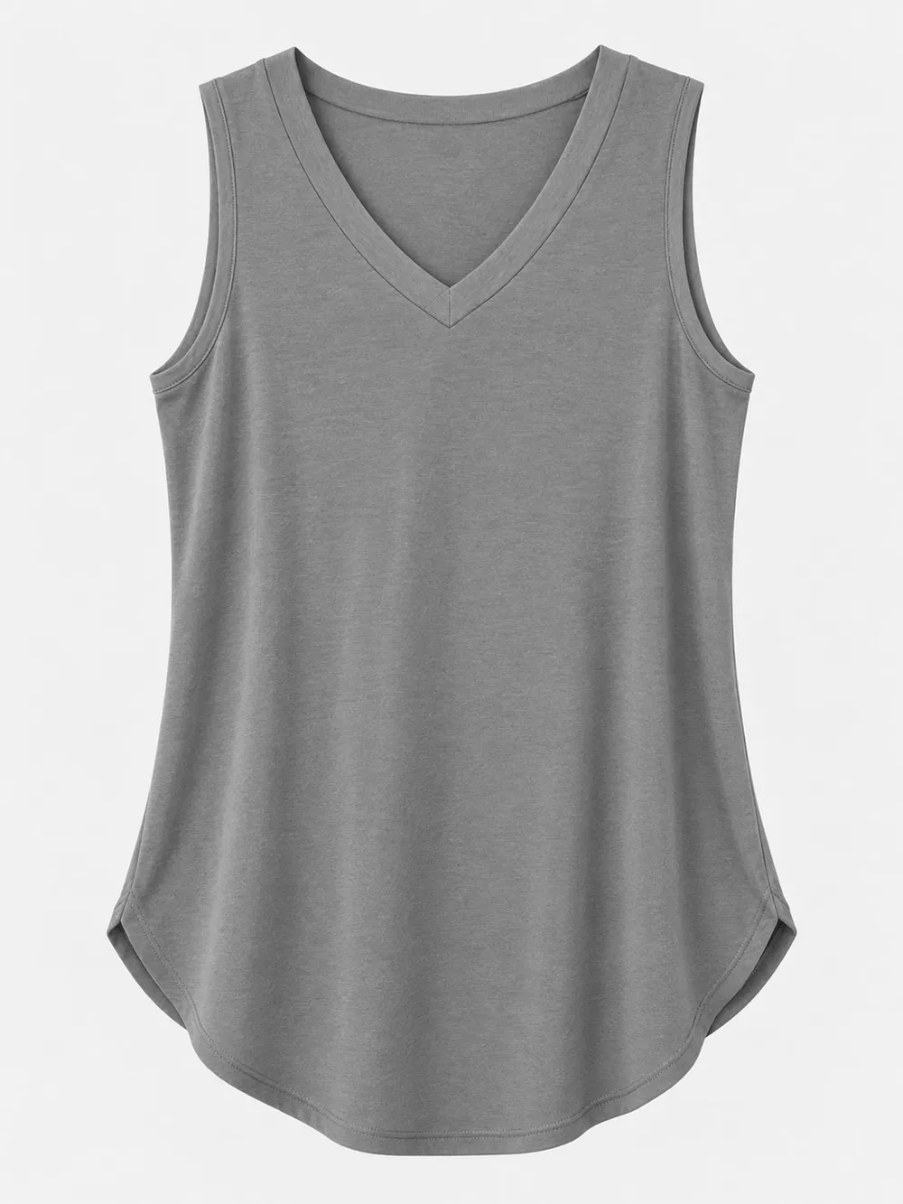V-Neck Casual Loose Fit Tank Top, image 16