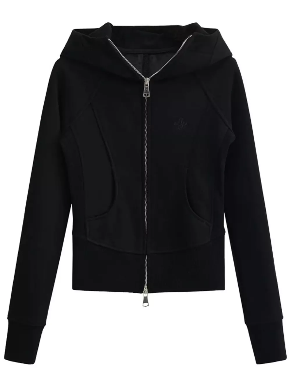 Slim-Fit Full-Zip Hoodie, image 9