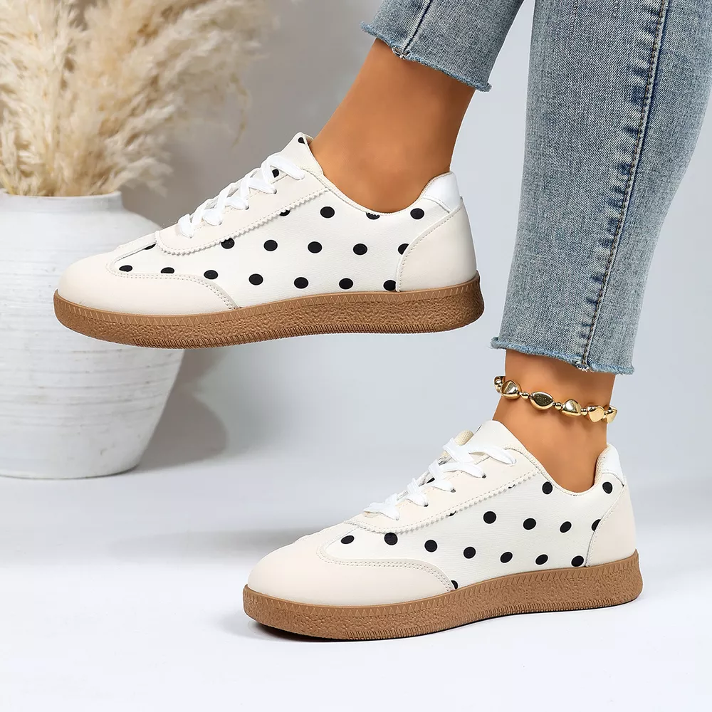 Polka Dot Casual Sneakers, image 11