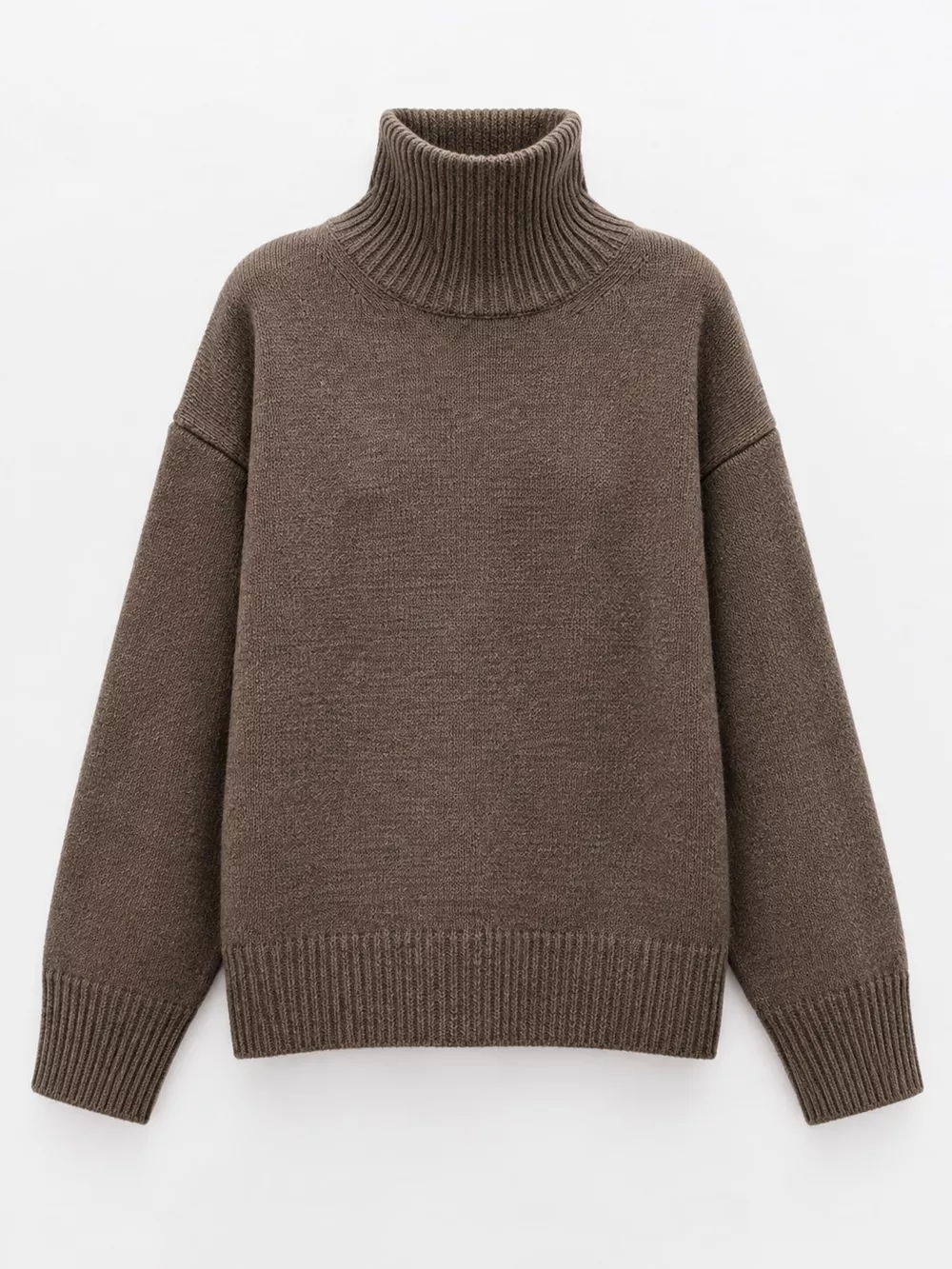 Oversized Turtleneck Wool Sweater, image 18