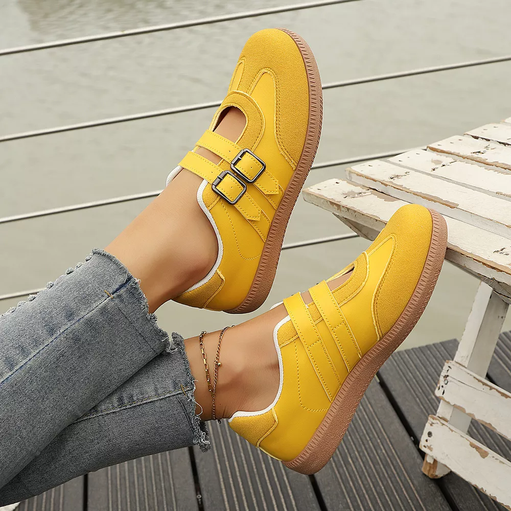 Buckle Strap Casual Sneakers, image 11
