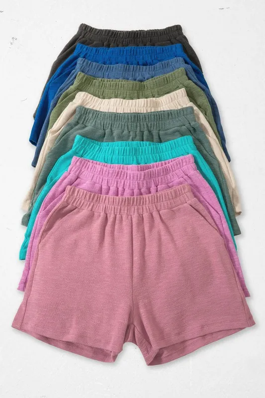 Cotton Slub Shorts, image 2