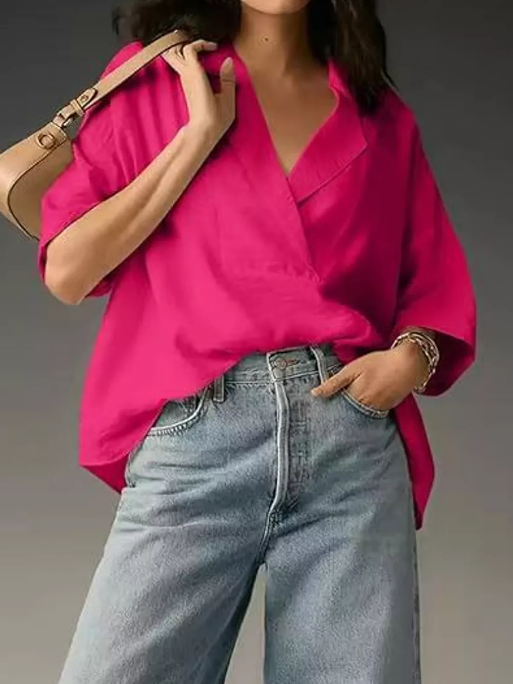 Half Sleeve Oversized Blouse, image 16