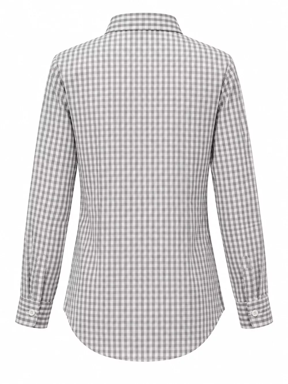 Plus Size Plaid Button-Down Long Sleeve Shirt, image 44