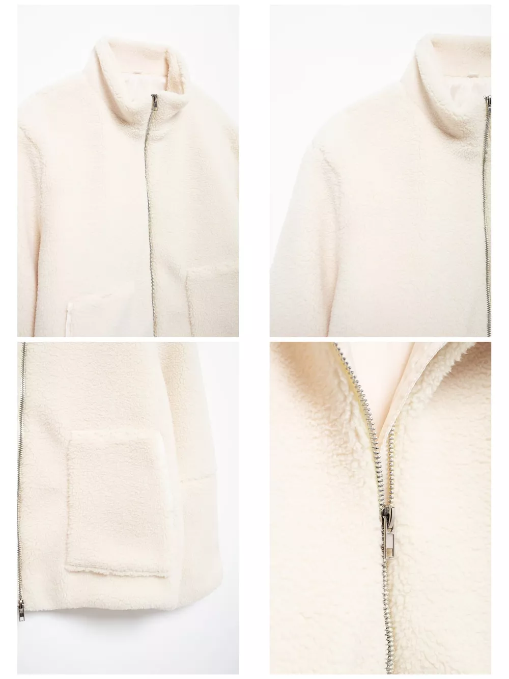 Sherpa Zip-Up Outerwear, image 6