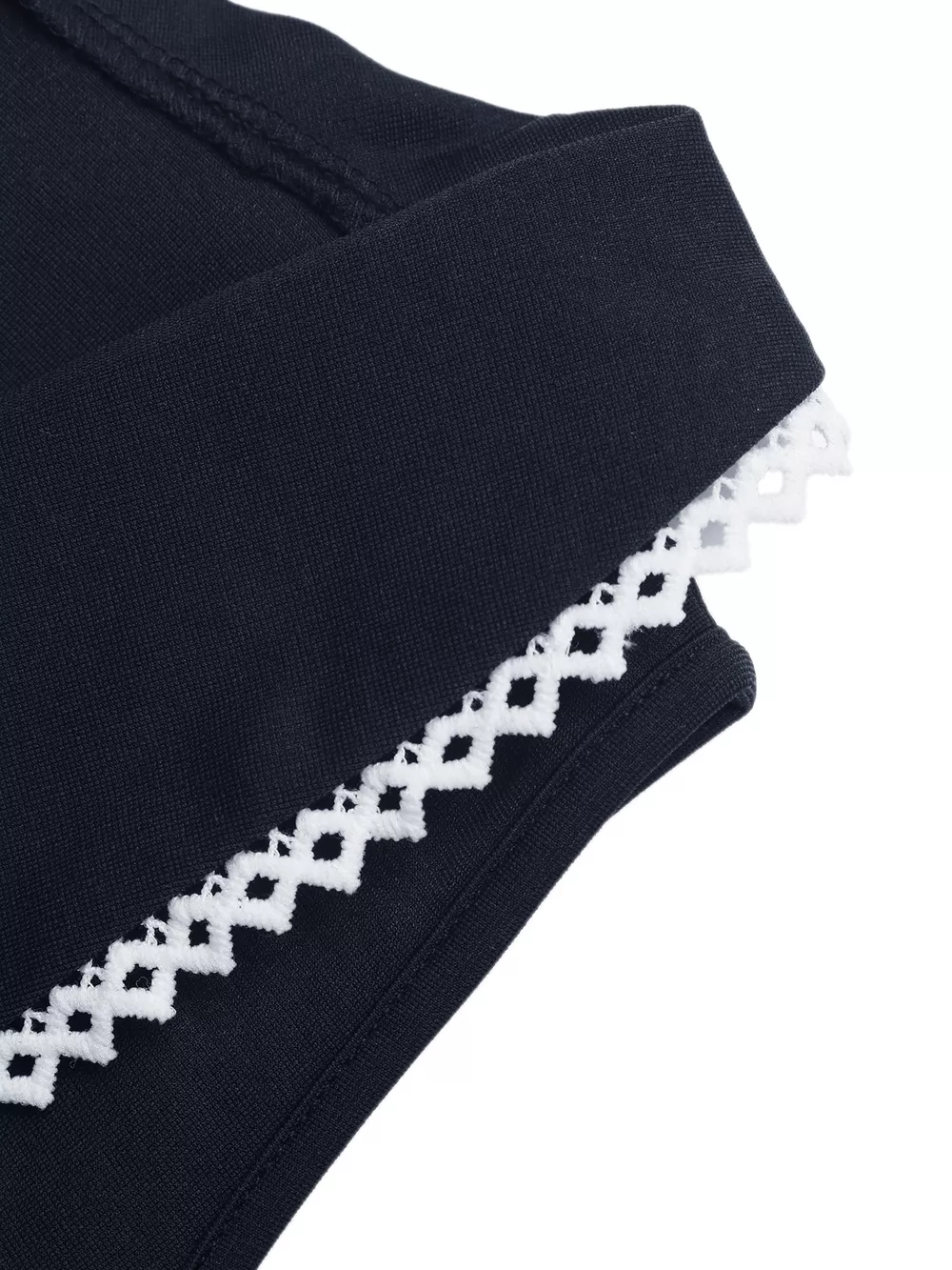 Lace Trim Tie-Front Vest, image 8