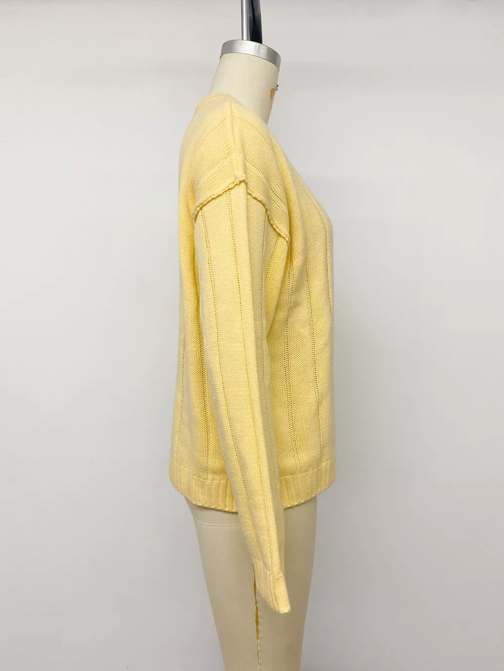 Button Up Dropped Shoulder Cardigan, image 13