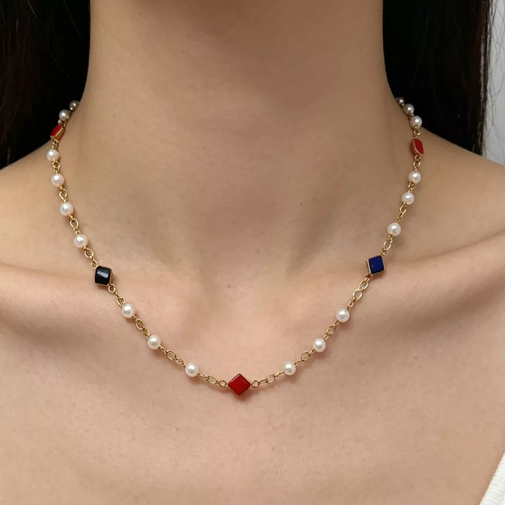 2 Piece Heart Charm Necklace, image 3