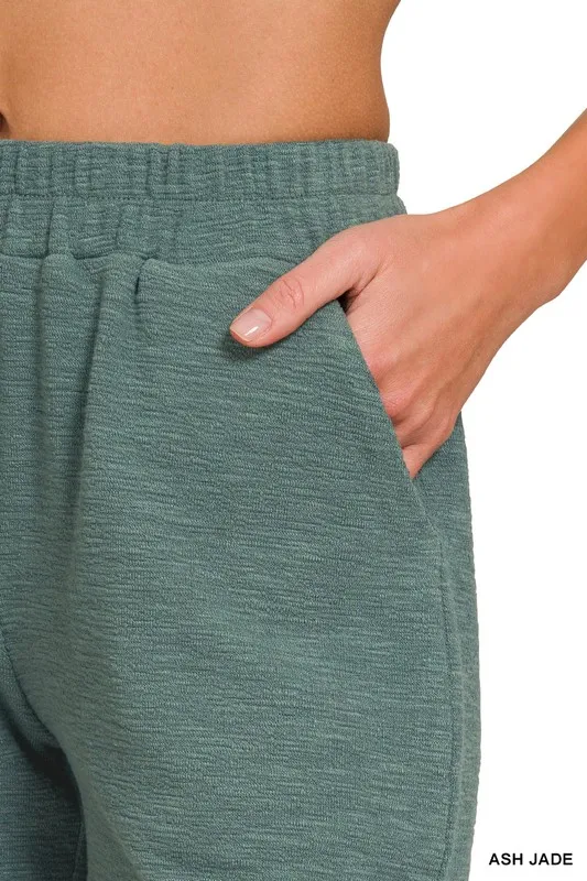 Cotton Slub Short Pants, image 3