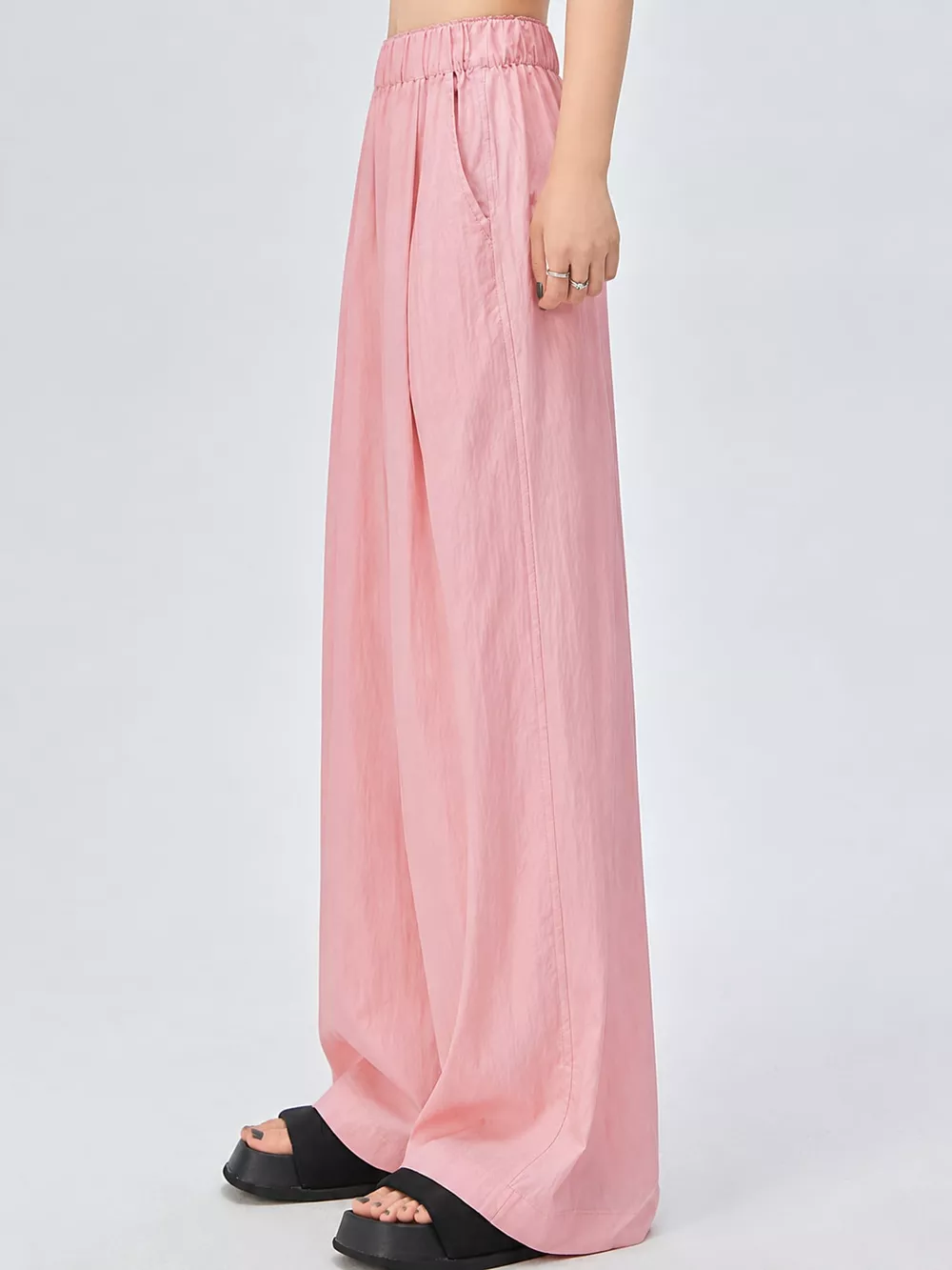High-Waisted Loose Fit Wide-Leg Casual Pants, image 28