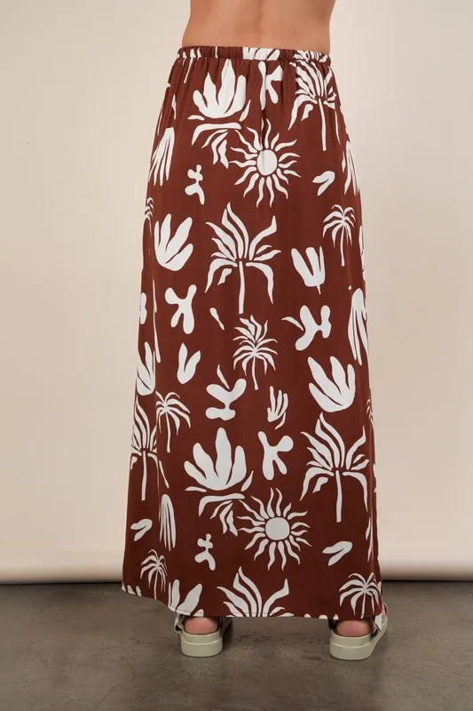 Printed Resort Midi Skirt, image 6