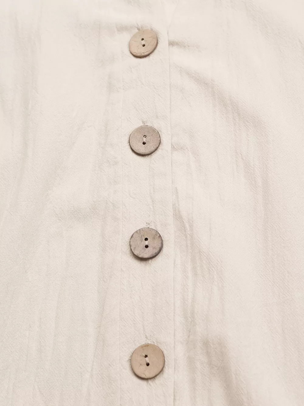 Button-Front Ruffle Hem Mini Dress, image 9