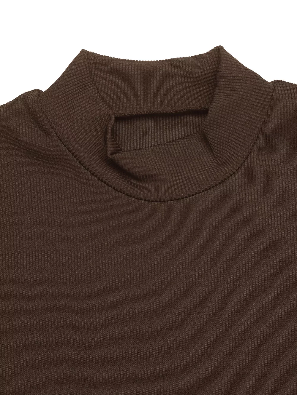 Mock Neck Long Sleeve Midi Dress, image 6