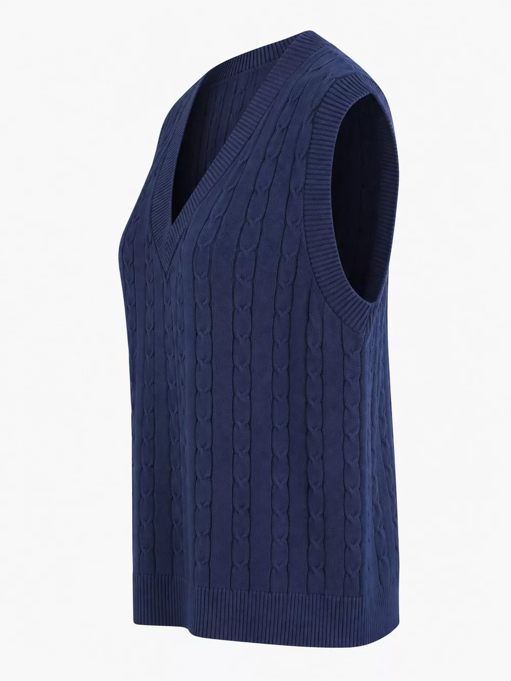 Plus Size Cable Knit Sweater Vest, image 11