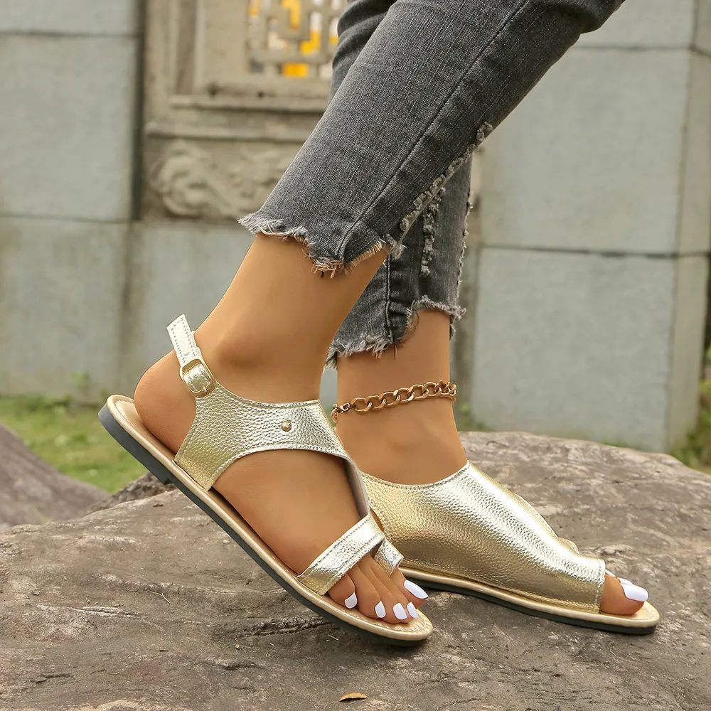 Toe Loop Flats Sandals, image 16