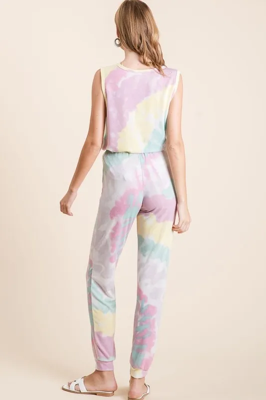 Tie Dye French Terry Casual Pants, image 16