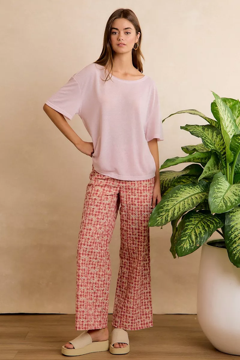BiBi Solid Jersey Relaxed Fit Short Sleeves Pocket Top, image 11