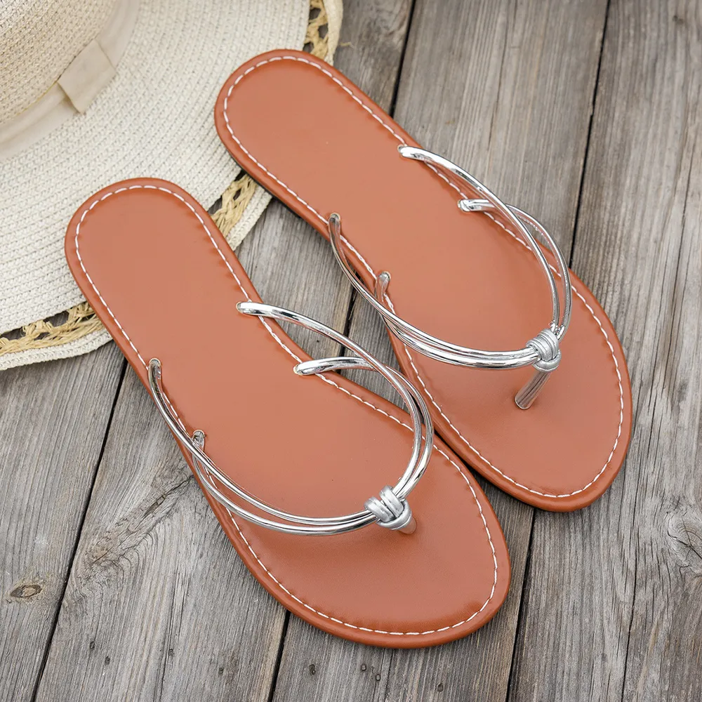 Toe Post Flats Sandals, image 8