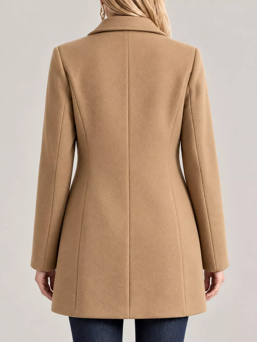 Single-Breasted Longline Coat, image 12