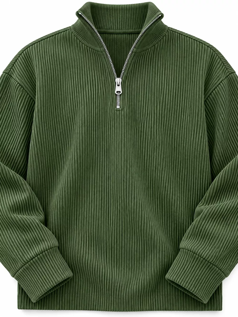 Men's Full Size Quarter-Zip Long Sleeve Sweatshirt Plus Size, image 41