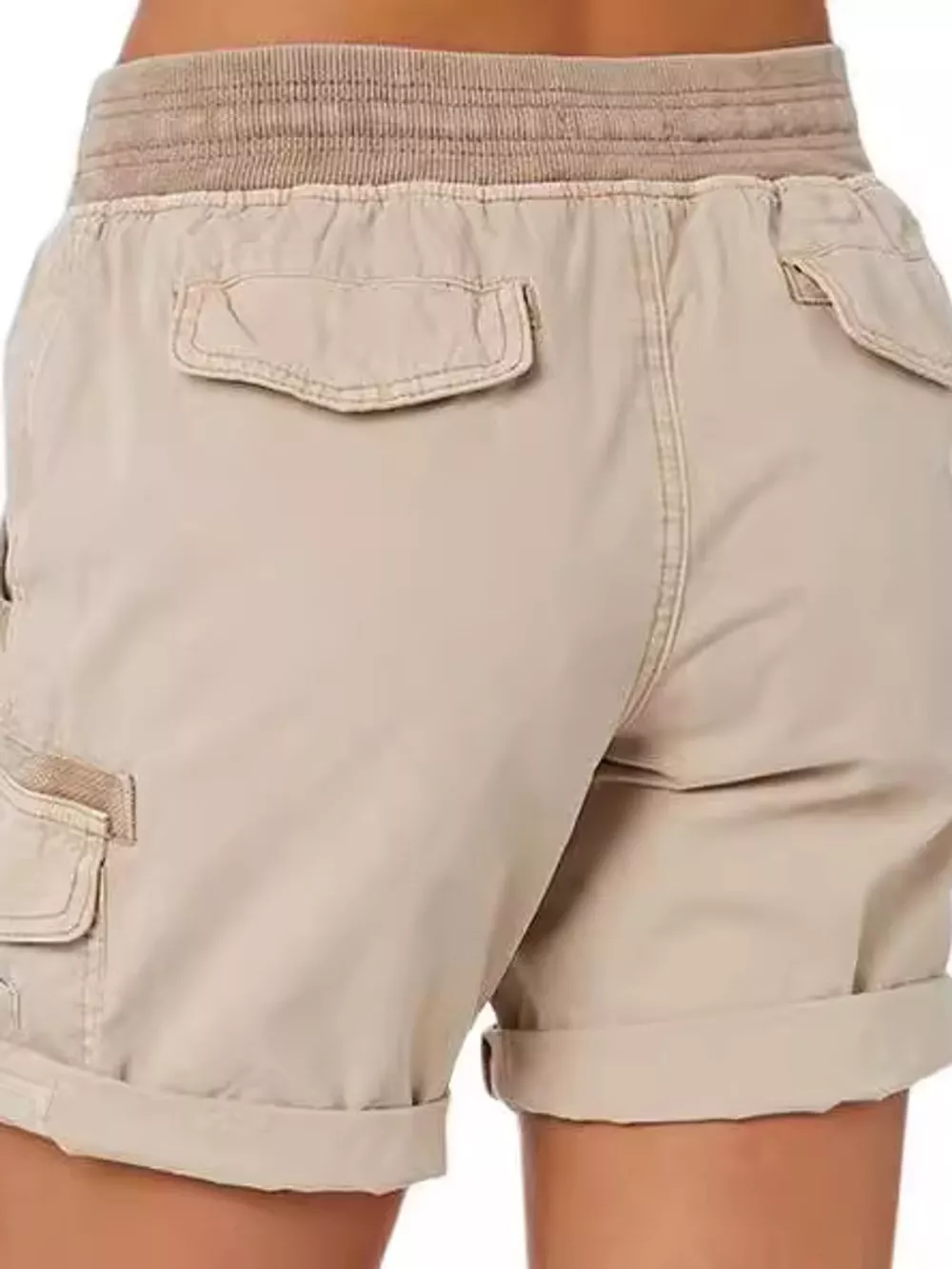 Full Size Drawstring Cargo Shorts Plus Size, image 8