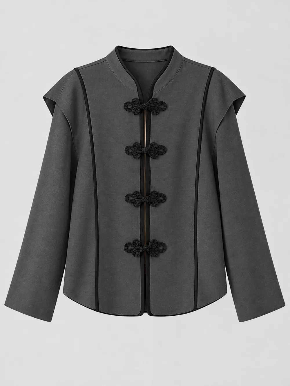 Chinese-Style Mandarin Collar Blouse, image 25