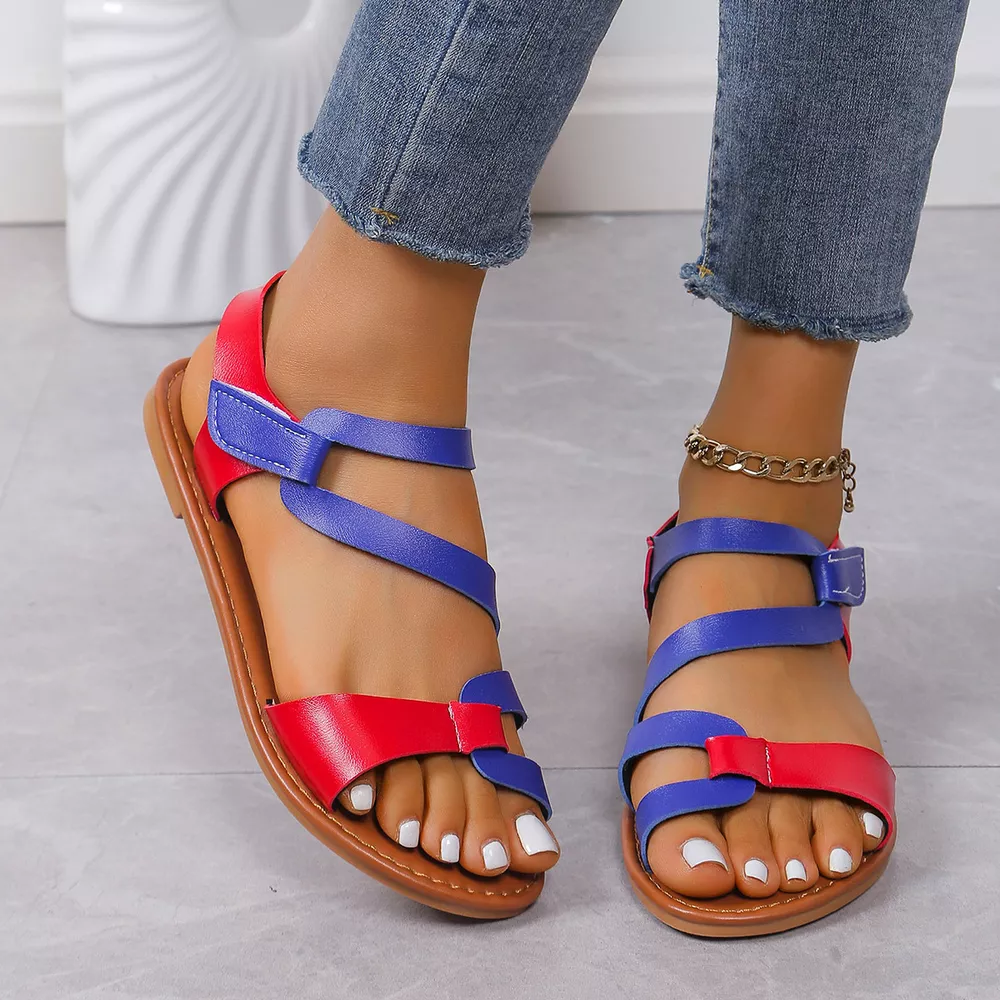 Open Toe Flats Sandals, image 12