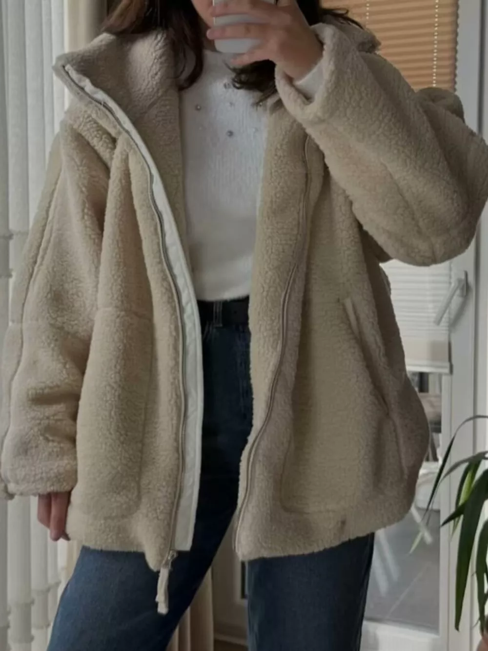 Sherpa Zip-Up Outerwear, image 7
