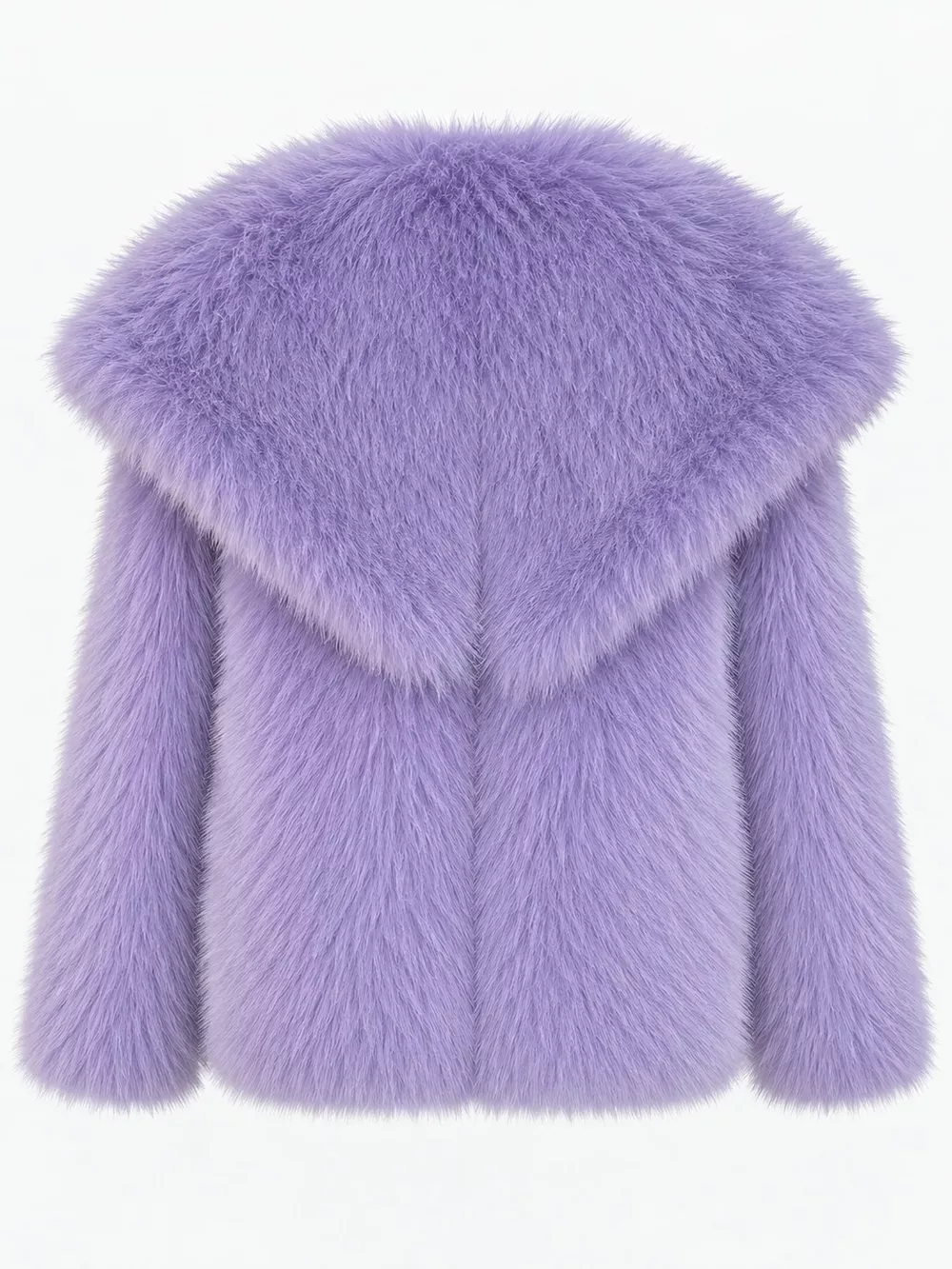 Fox Fur Collar Winter Outerwear, image 37