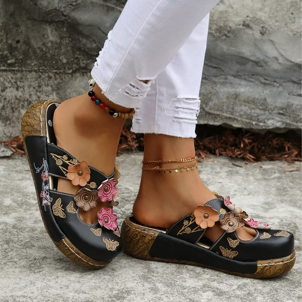 Round Toe Platform Sandals, image 2