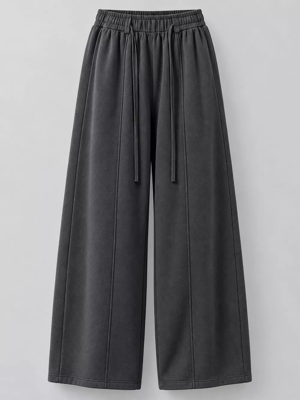 Drawstring Wide-Leg Casual Pants, image 7