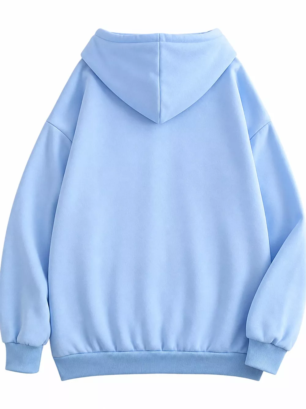 Full Size Oversized Solid Zip-Up Hoodie with Drawstring Plus Size, image 53