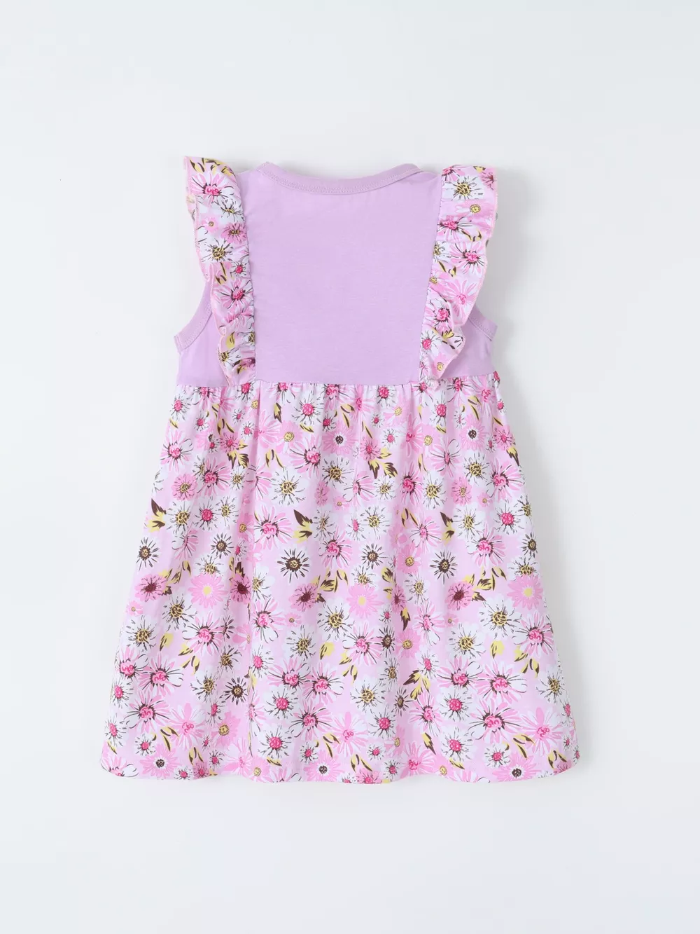 Children's Floral Ruffle Sleeve Dress, image 5