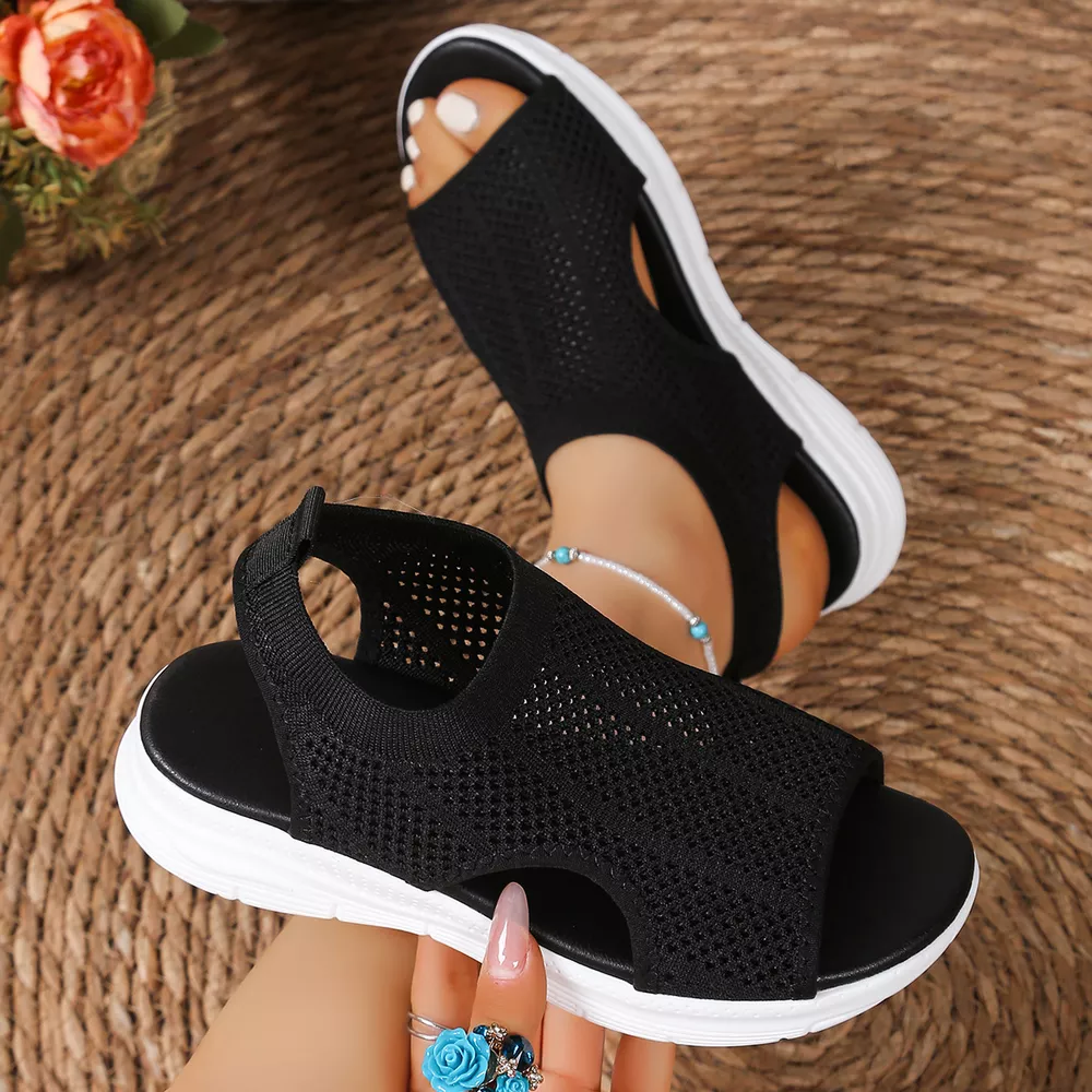 Breathable Mesh Open Toe Sandals, image 10
