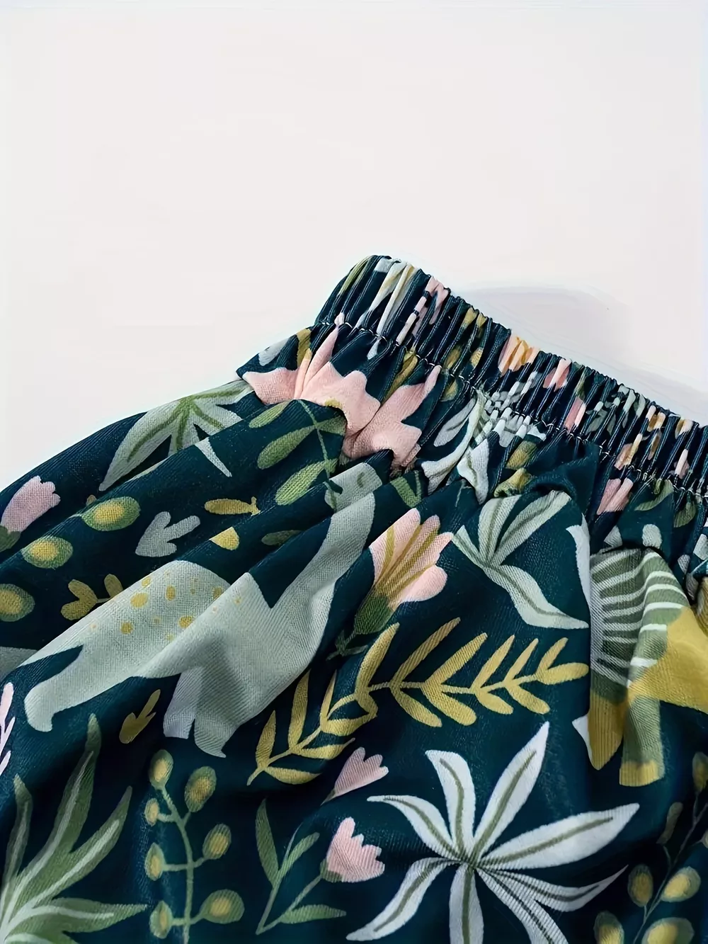 Printed Elastic Waist Skirt, image 3