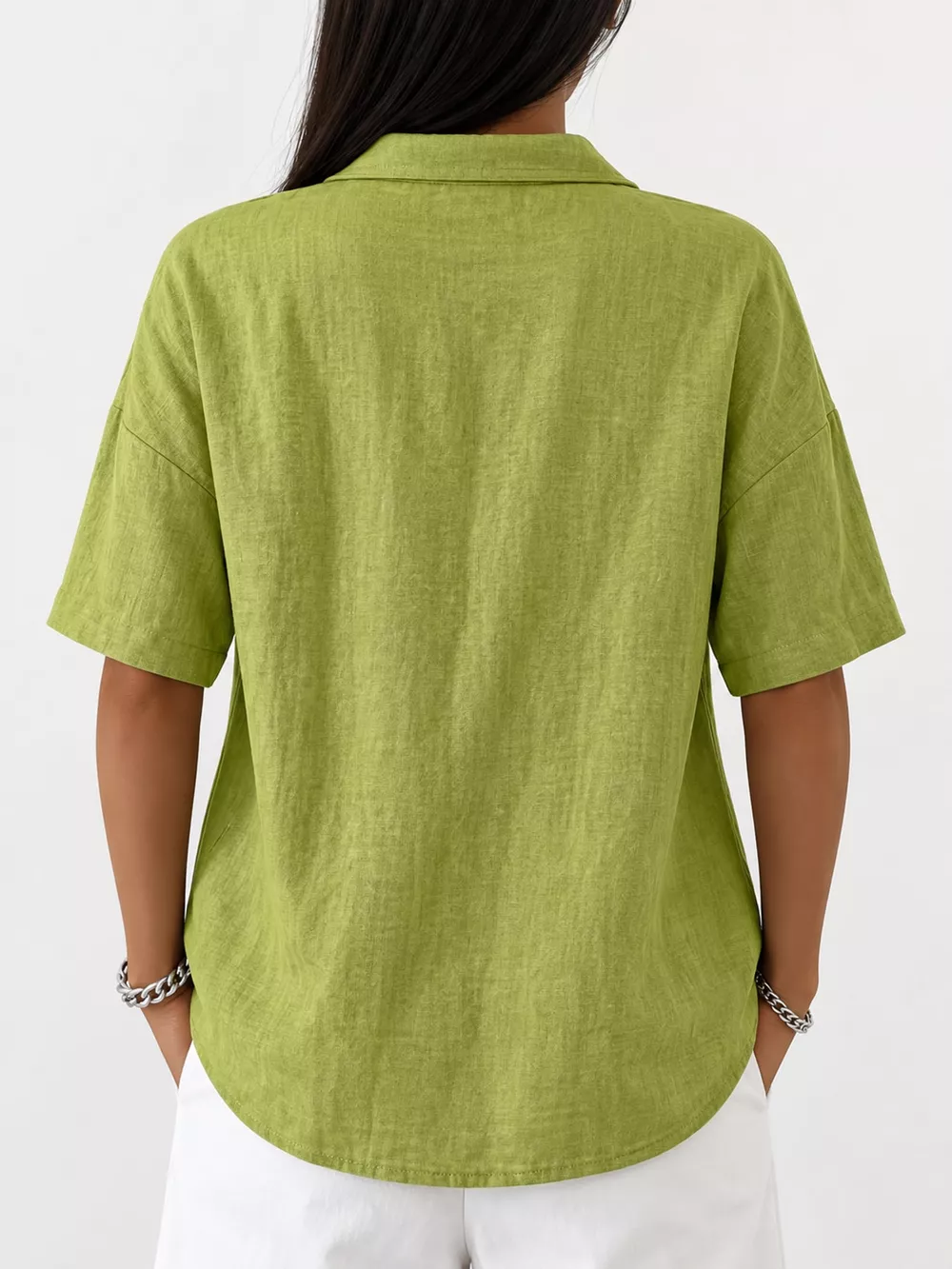 Snap Down Short Sleeve Shirt, image 7