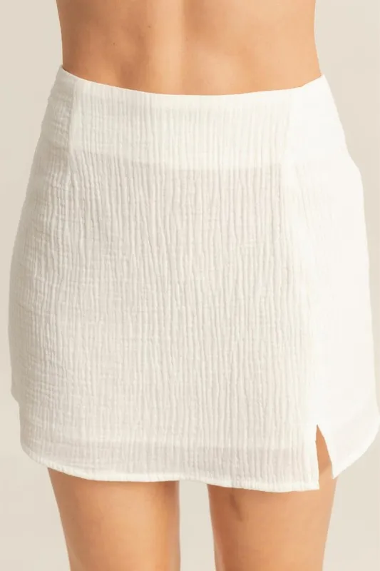 Ruched Bra Top and Mini Skirt Set, image 4
