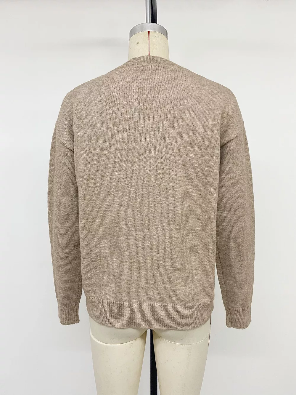 Dropped Shoulder Long Sleeve Sweater, image 13