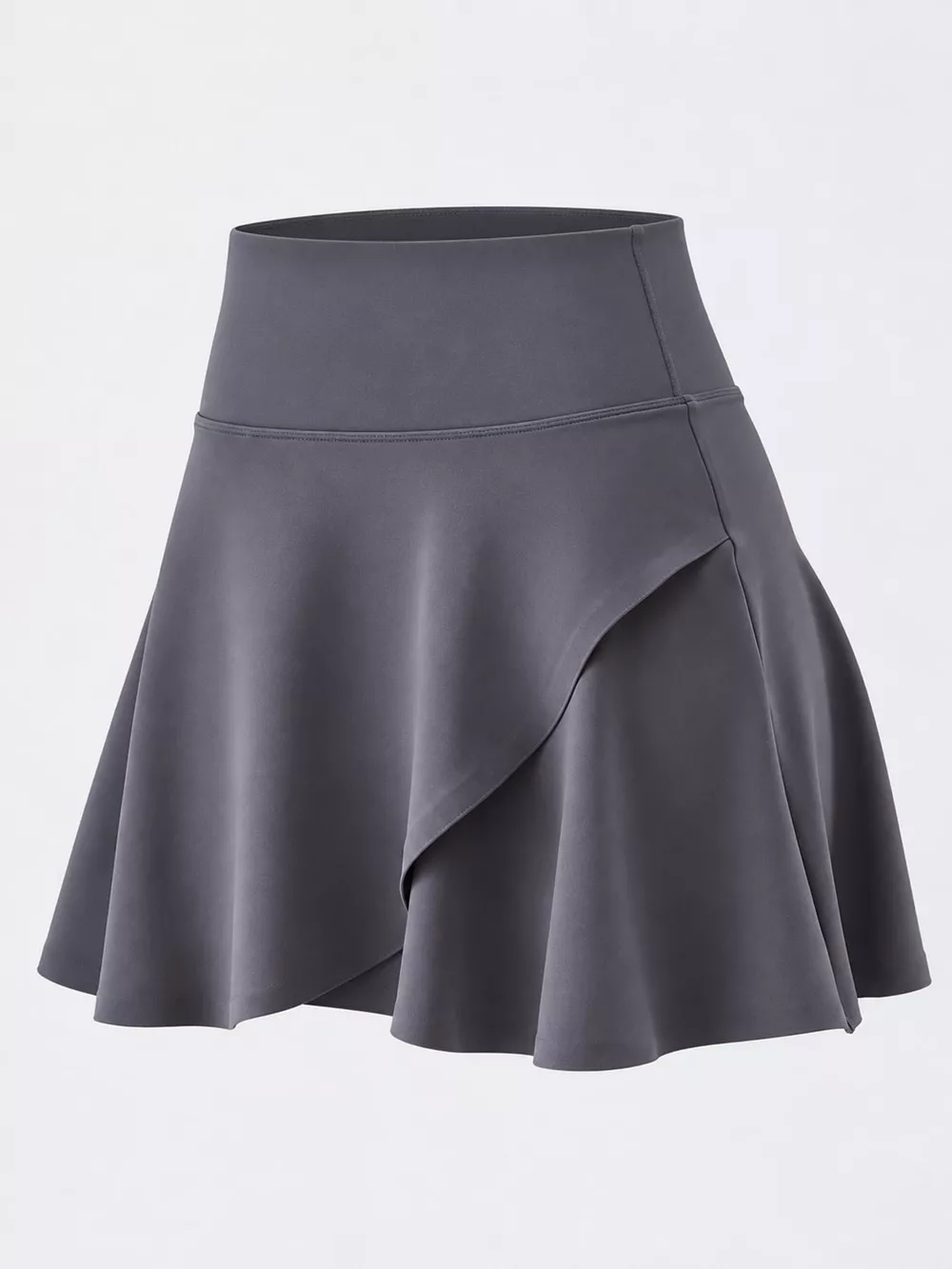 Full Size High-Waisted Flared Athletic Skirt with Breathable Performance Fabric Plus Size, image 24