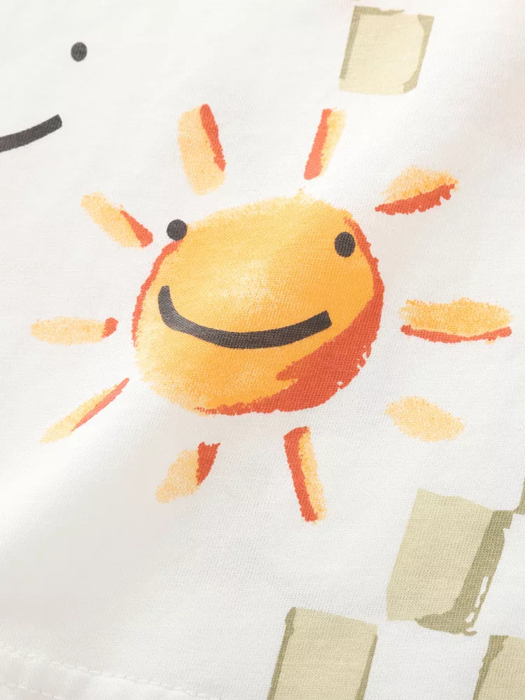 Children's Smiley Sun Print T-Shirt, image 4