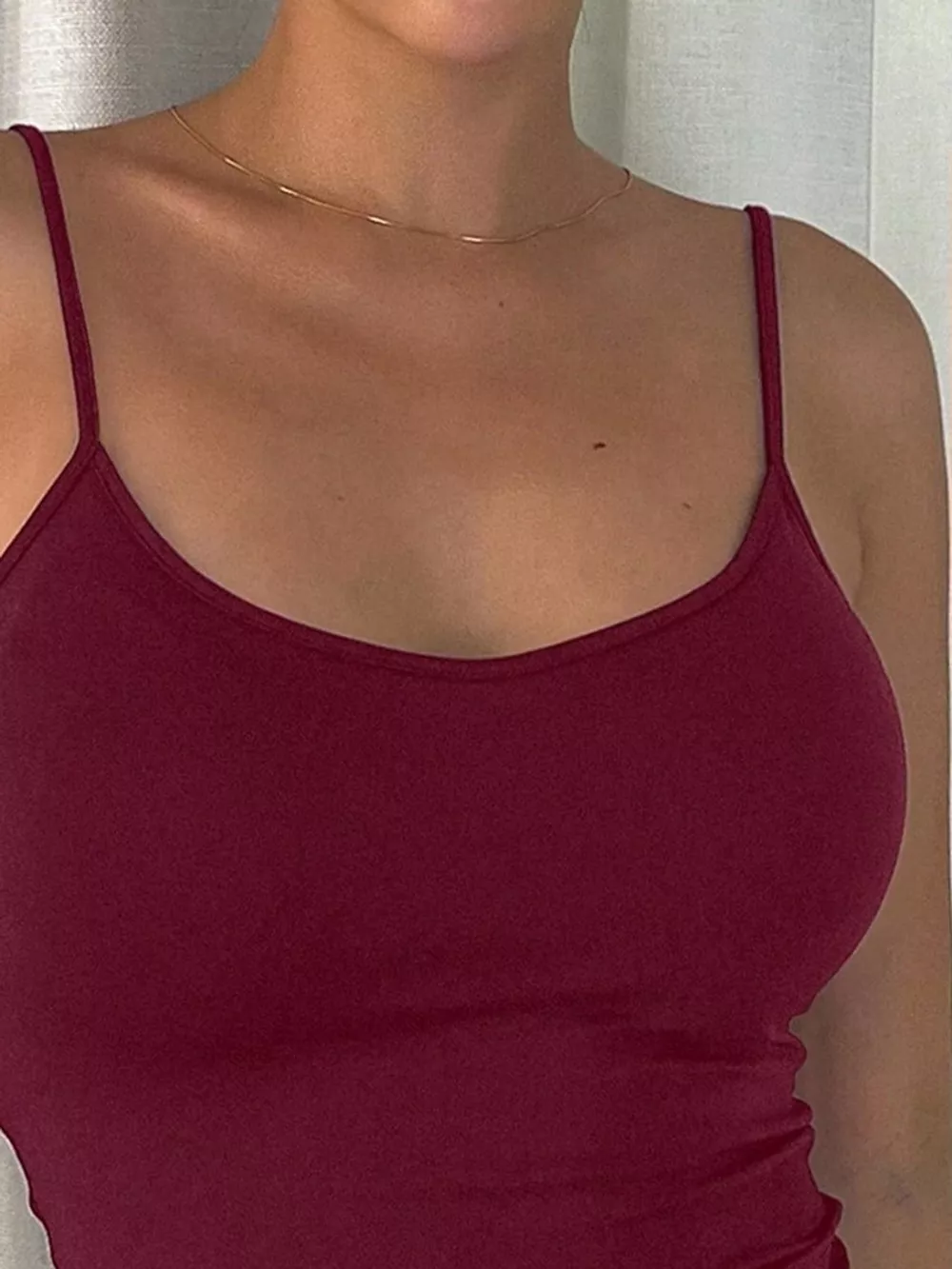 Slim-Fit Scoop Neck Cami, image 13