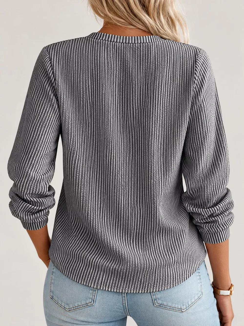Ruffled Button Down Shirt, image 9