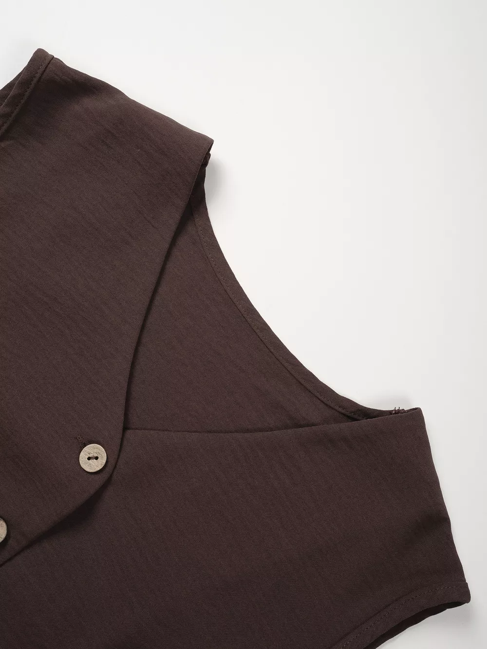 Button-Down Vest & Wide Leg Pants Set, image 7